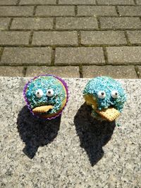 Smiley face outdoors