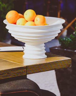 Close-up of fruits on table