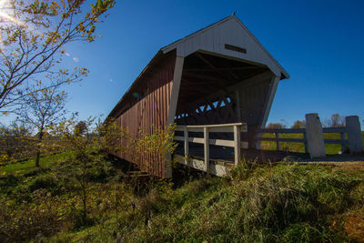 Low angle view of built structure