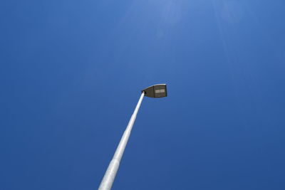 Low angle view of blue sky