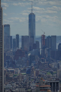 Cityscape against sky