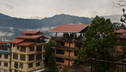 Houses in town