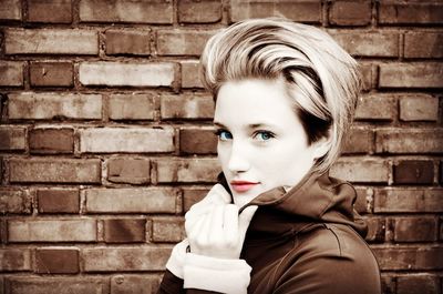 Portrait of young woman