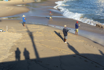 People on beach