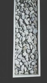 Directly above shot of pebbles