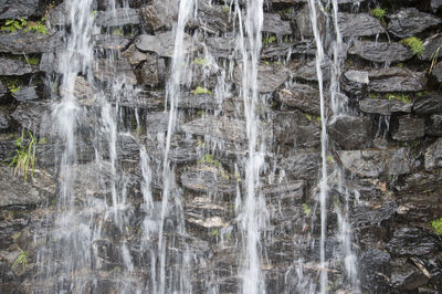 Full frame shot of waterfall