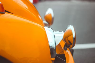 Close-up of vintage car