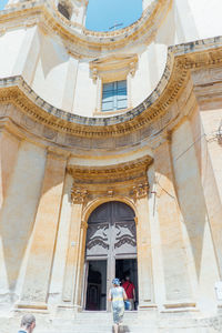 Low angle view of historical building