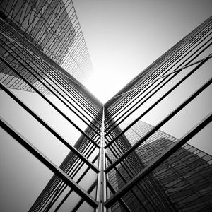 Low angle view of modern building