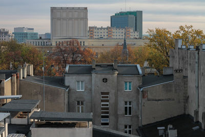 Buildings in city