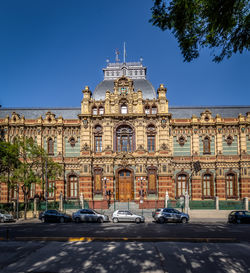 Low angle view of historical building