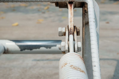 Close-up of pipe