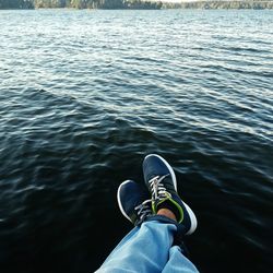 Scenic view of lake