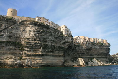 View of rocky coastline