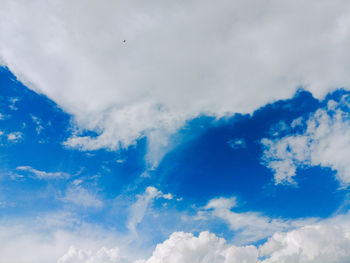 Low angle view of clouds in sky