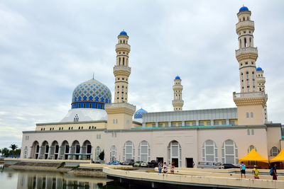 Low angle view of historical building against sky