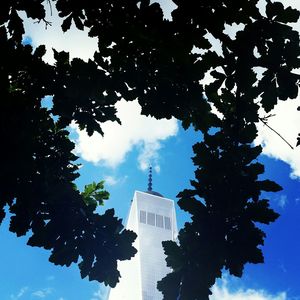 Low angle view of building against sky