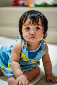 Close-up of cute baby boy