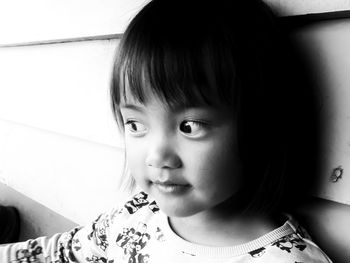 Portrait of cute girl