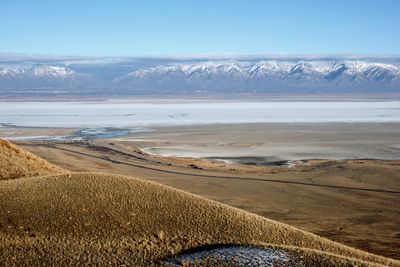 Scenic view of utah landscape against sky