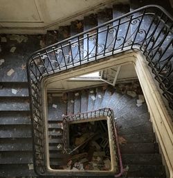 Low angle view of staircase