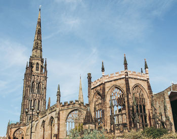 Low angle view of cathedral against sky