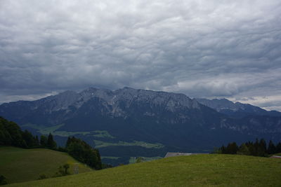 Scenic view of landscape against sky