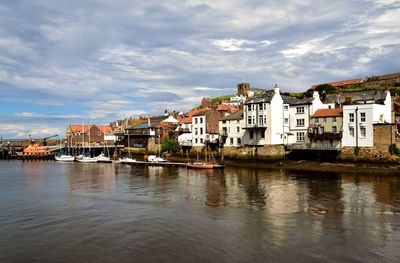 Houses at waterfront