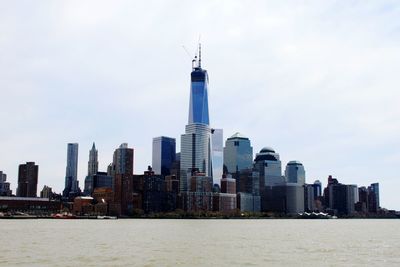 Manhattan skyline seen from east river