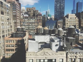 Cityscape against sky