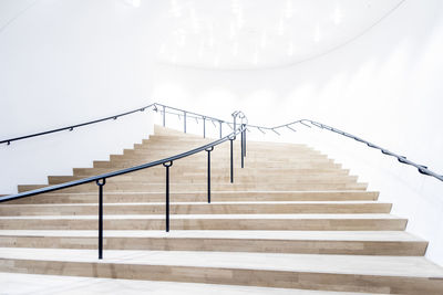 Low angle view of steps in building