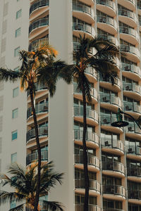 Low angle view of apartment building