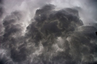Low angle view of storm clouds in sky