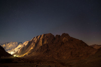 Mount sinai in egypt taken in january 2022