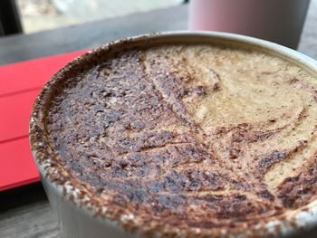 Close-up of bread on table