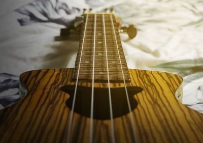 Close-up of guitar