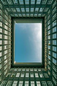 Low angle view of building against sky