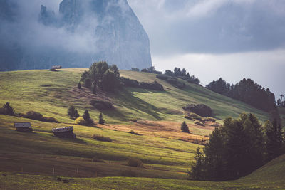 Scenic view of landscape against sky