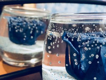 Close-up of drink on table
