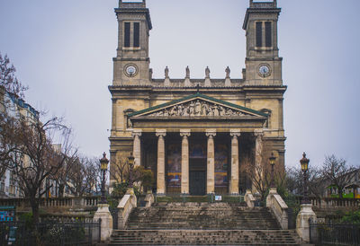 Low angle view of historical building