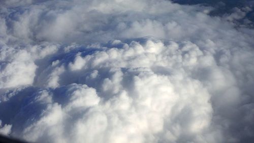 Low angle view of clouds in sky