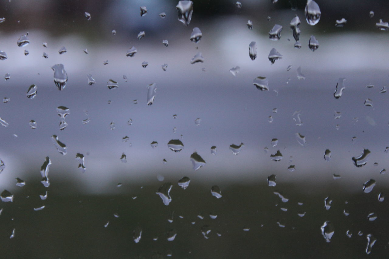 drop, wet, rain, window, water, indoors, transparent, glass - material, raindrop, weather, season, full frame, backgrounds, sky, glass, focus on foreground, monsoon, water drop, close-up, droplet