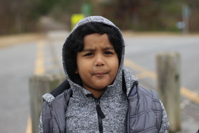 Portrait of smiling boy