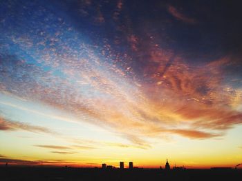 Scenic view of landscape against cloudy sky