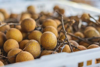 Close-up of fruits for sale in market