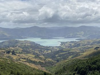 Scenic view of landscape against sky