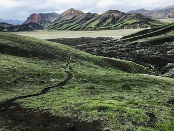 Scenic view of landscape against sky