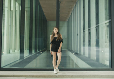 Full length portrait of woman