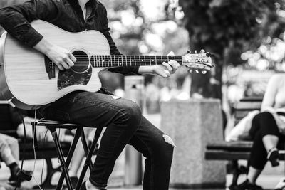 Man playing guitar