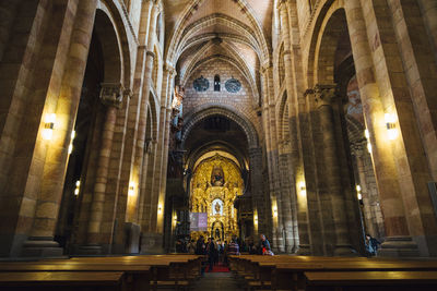 Interior of church